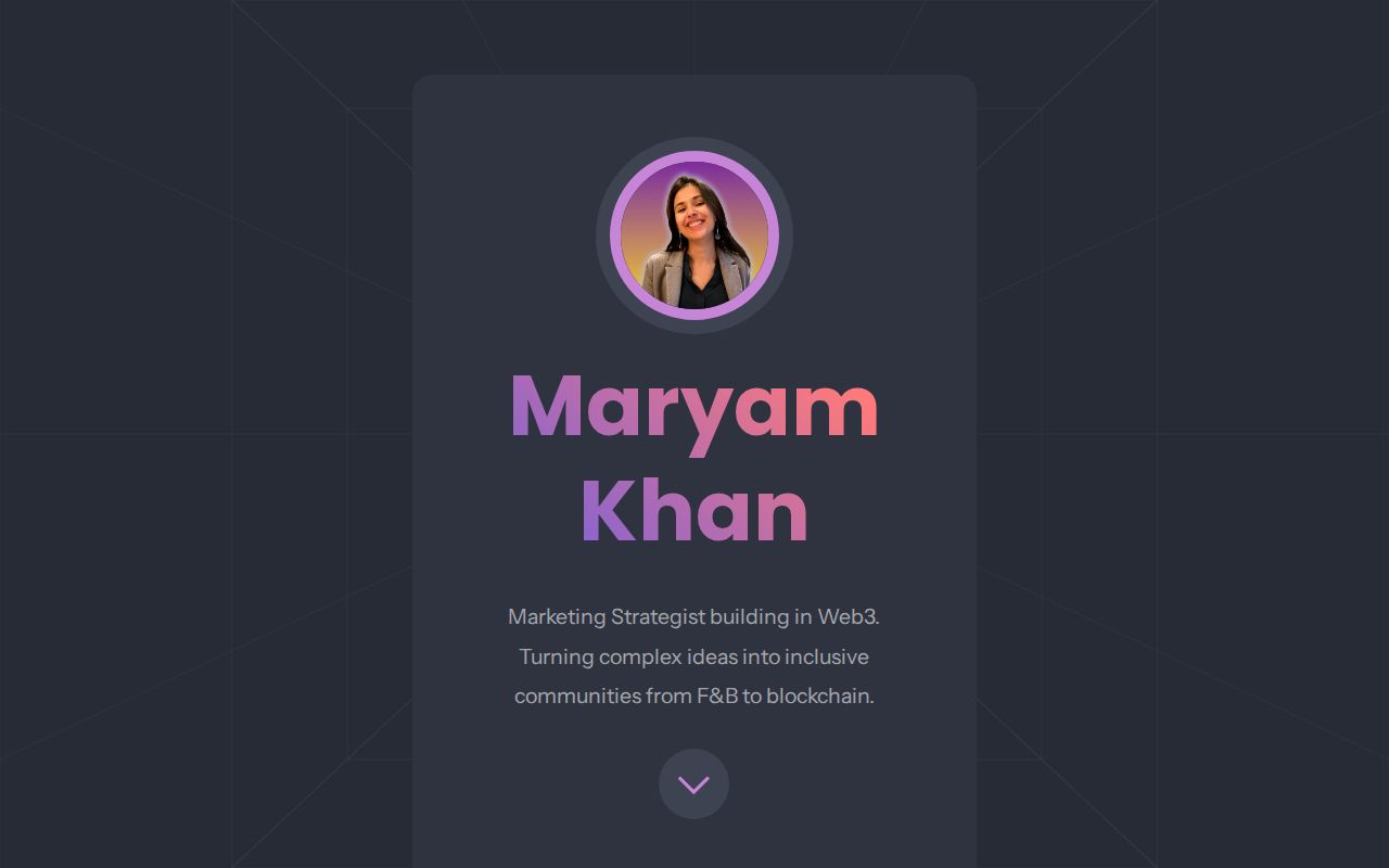 Carrd profile picture for @maryamkhan